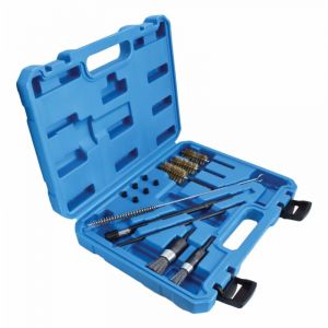 Injector seat cleaning box