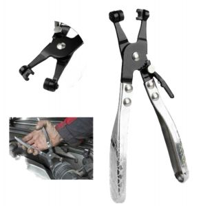 Straight sleeve clamp pliers with locking block mm.250