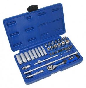 Complete 1/4 ROD Ratchet and Socket Box