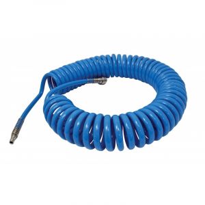 Polyurethane Compressed Air Spiral Hose 12 m + M & F Fittings