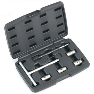 Set of cutters for injector seats 4 pcs + hexagonal wrench