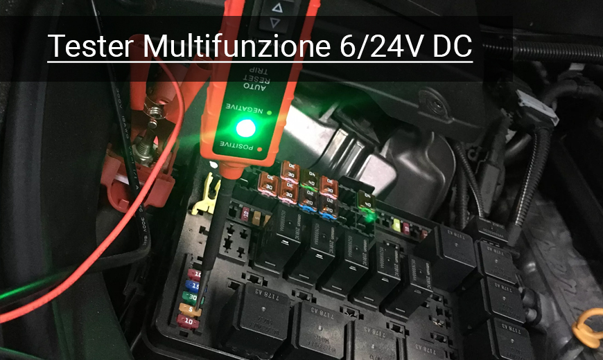 Tester Multifunzione 6/24V DC